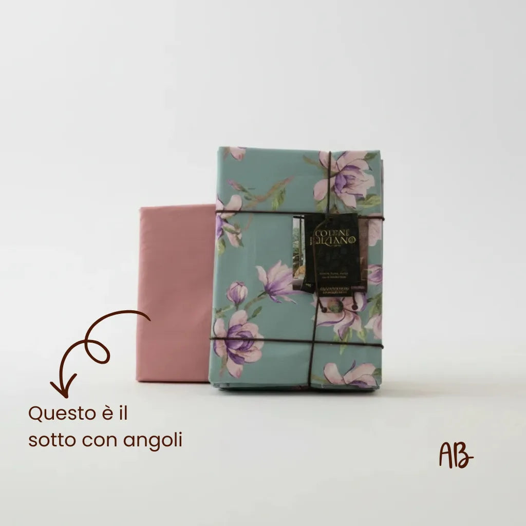 Completo lenzuola in cotone egiziano in percalle