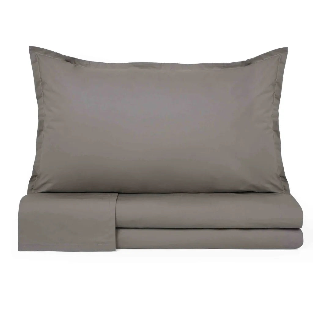 Completo lenzuola in percalle di cotone 200 fili Prestige cavalieri