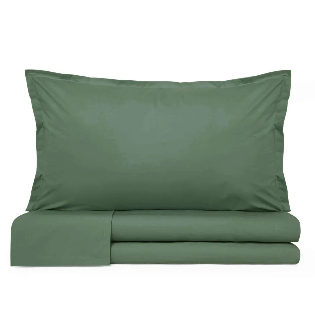 Completo lenzuola in percalle di cotone 200 fili Prestige cavalieri