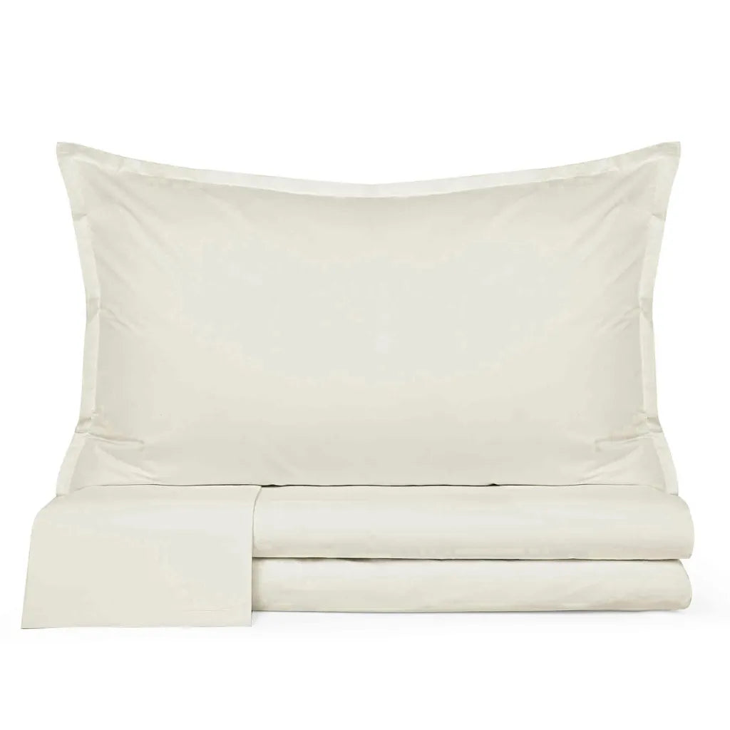 Completo lenzuola in percalle di cotone 200 fili Prestige cavalieri