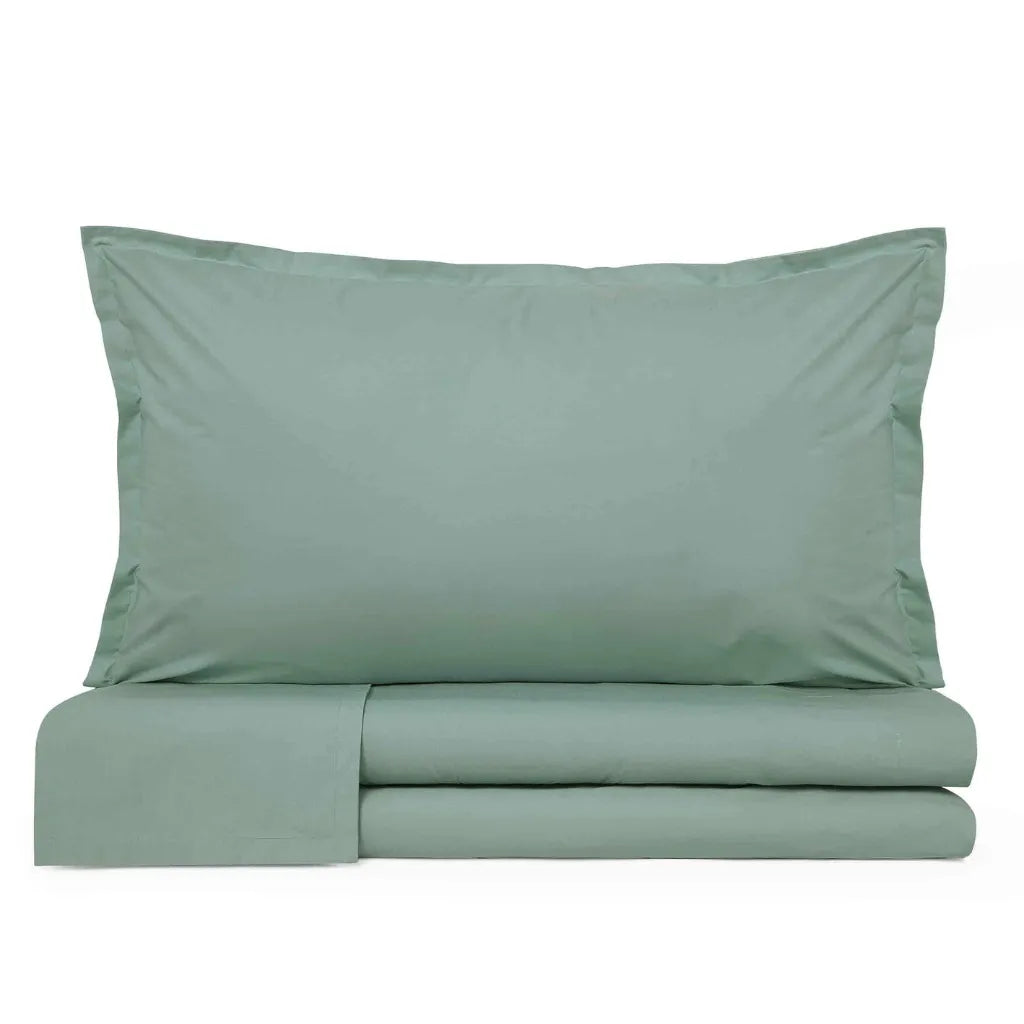 Completo lenzuola in percalle di cotone 200 fili Prestige cavalieri