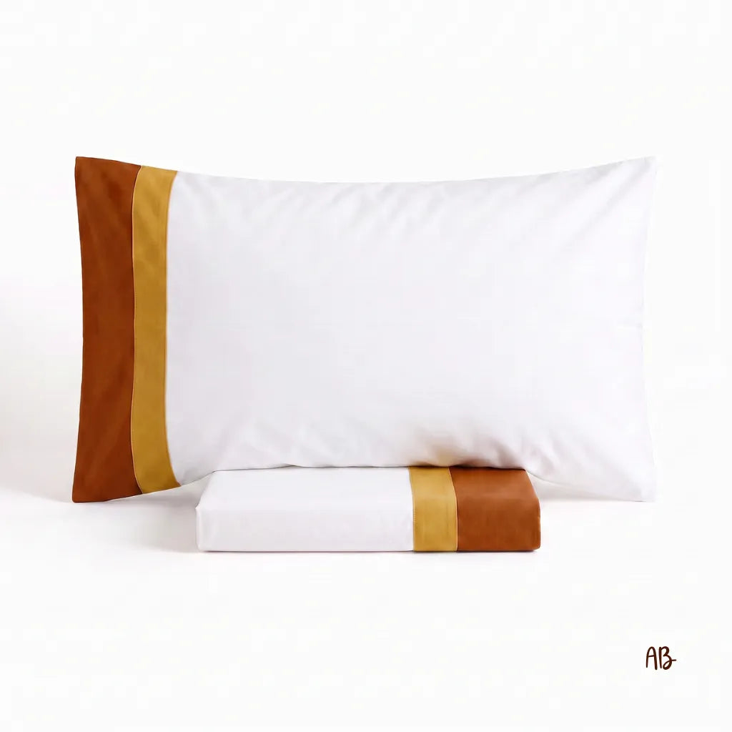 Completo lenzuola Venezia colore Ocra