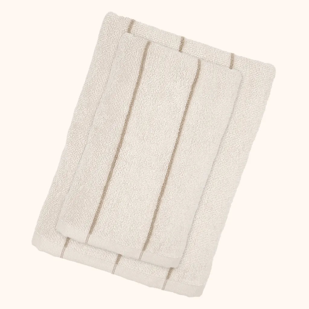 Coppia asciugamani Smart colore Off white-tan