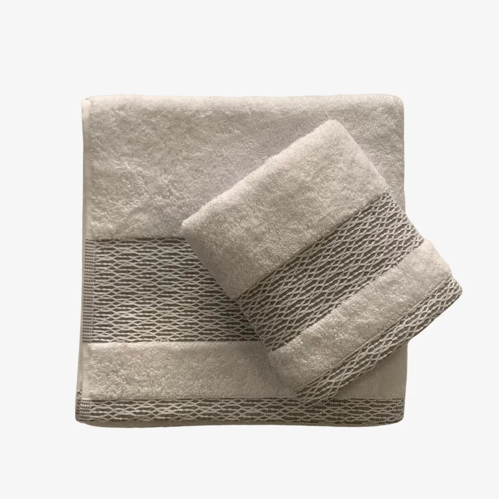 Coppia asciugamani Luxor colore Bianco