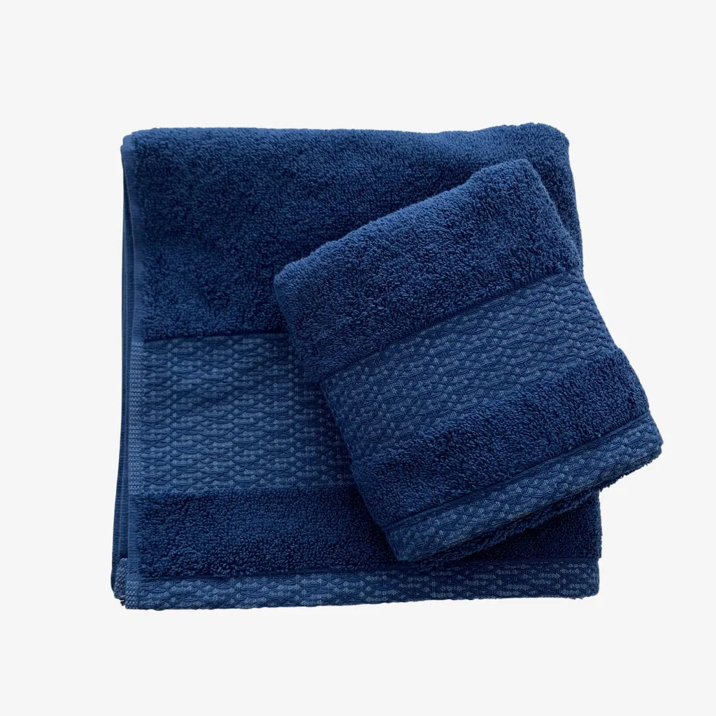 Coppia asciugamani Luxor colore Blu