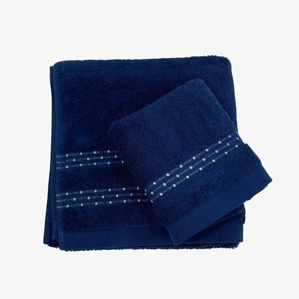 Coppia asciugamani Sultan colore Blu