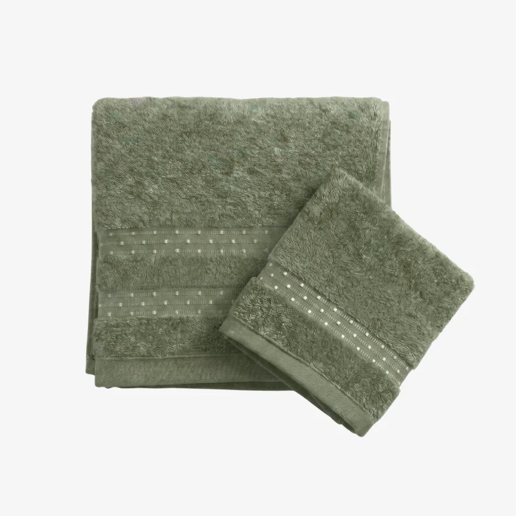 Coppia asciugamani Sultan colore Verde