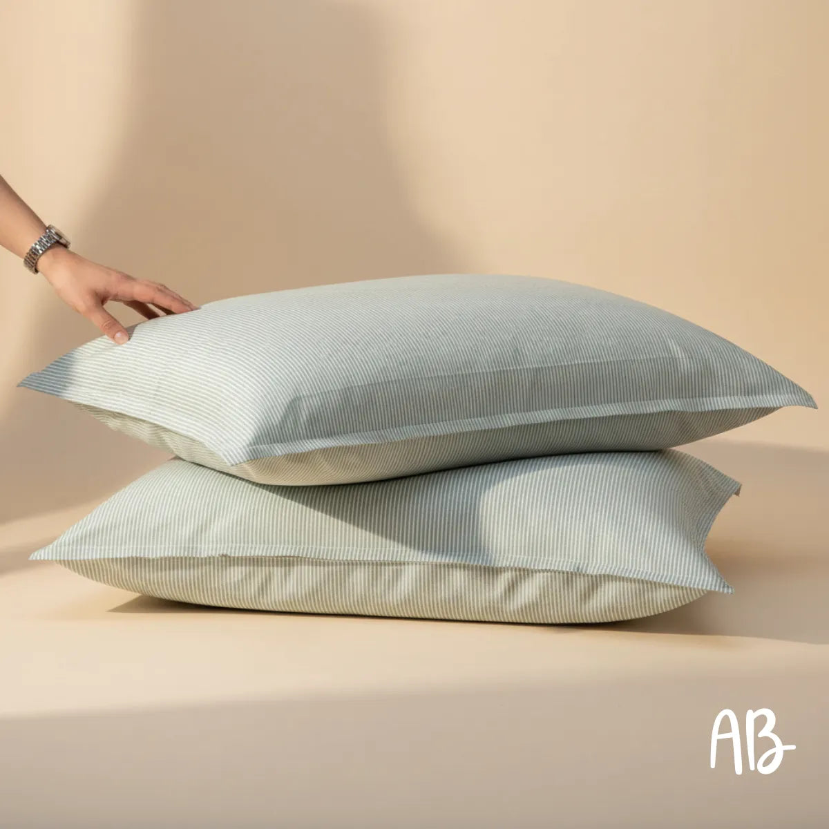 Coppia di Federe per cuscino Natura Jolie motivo Ares