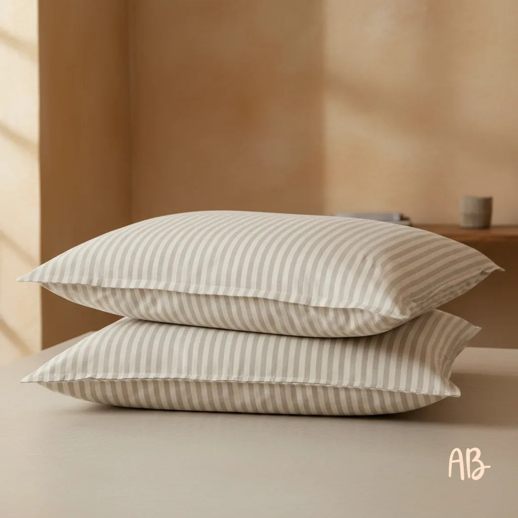 Coppia di Federe per cuscino Natura Jolie motivo Eolo