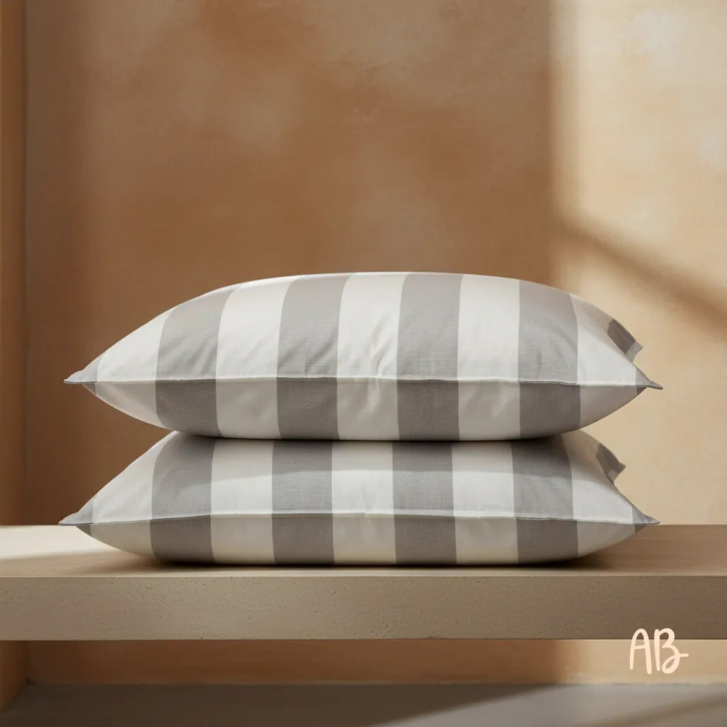 Coppia di federe Ermes colore beige