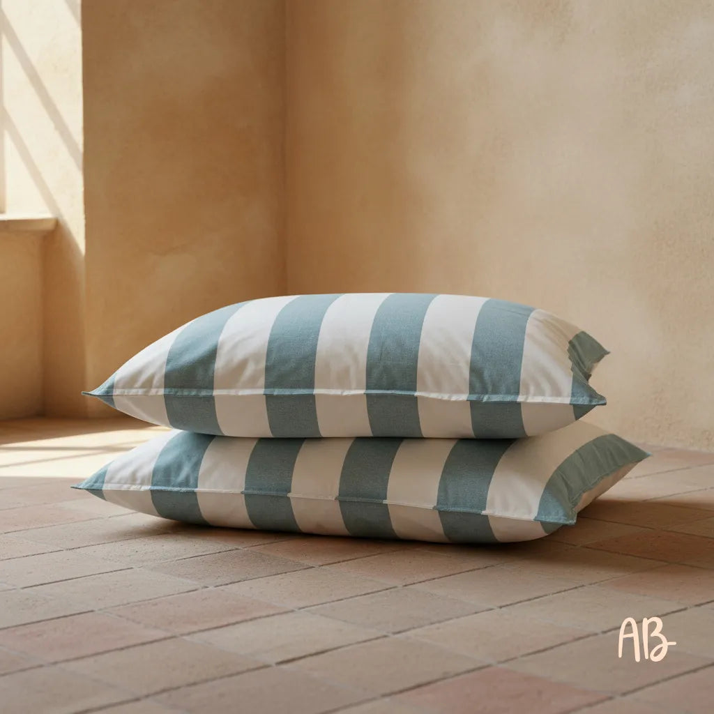 Coppia di federe Ermes colore verde