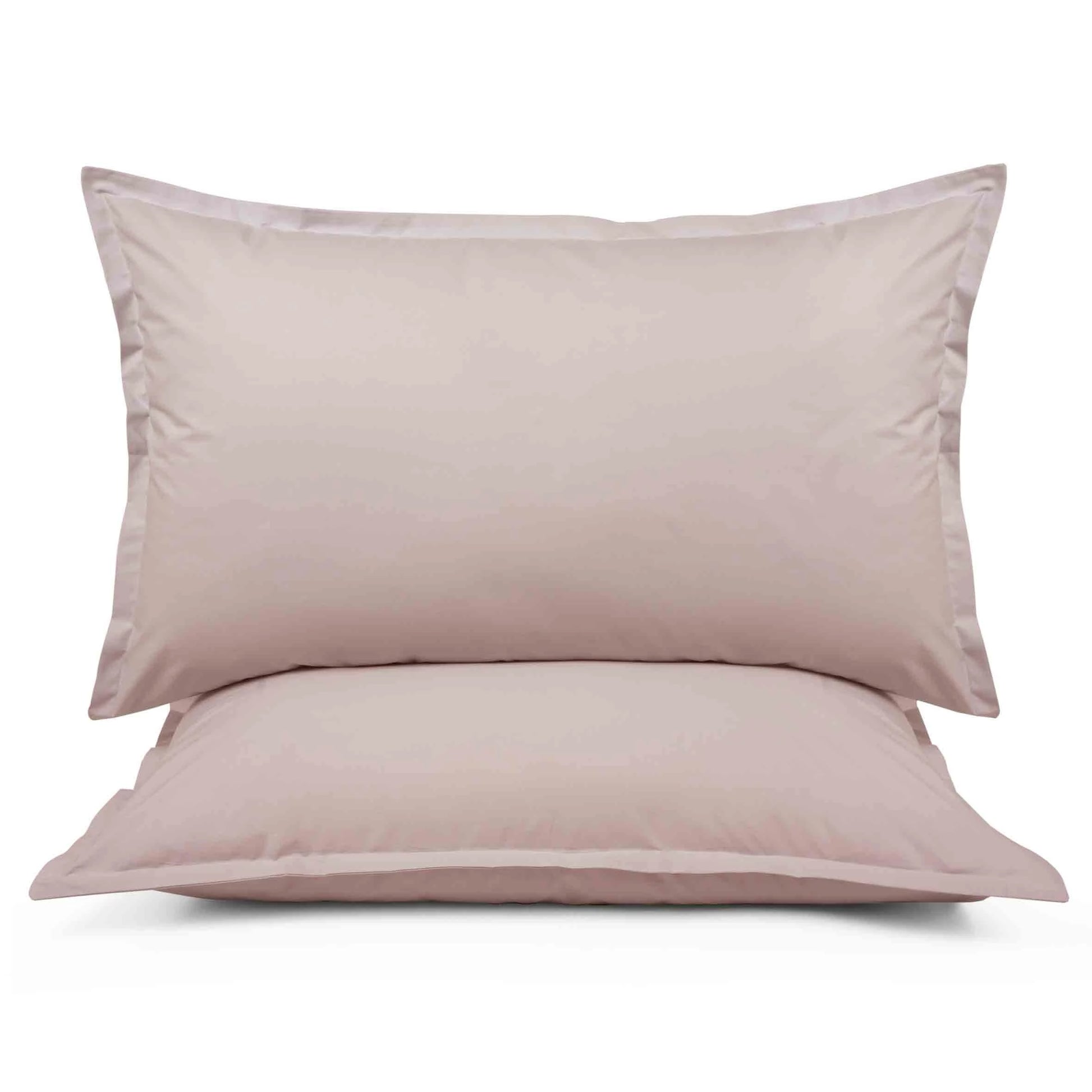 Coppia di federe Prestige in percalle colore Azalea