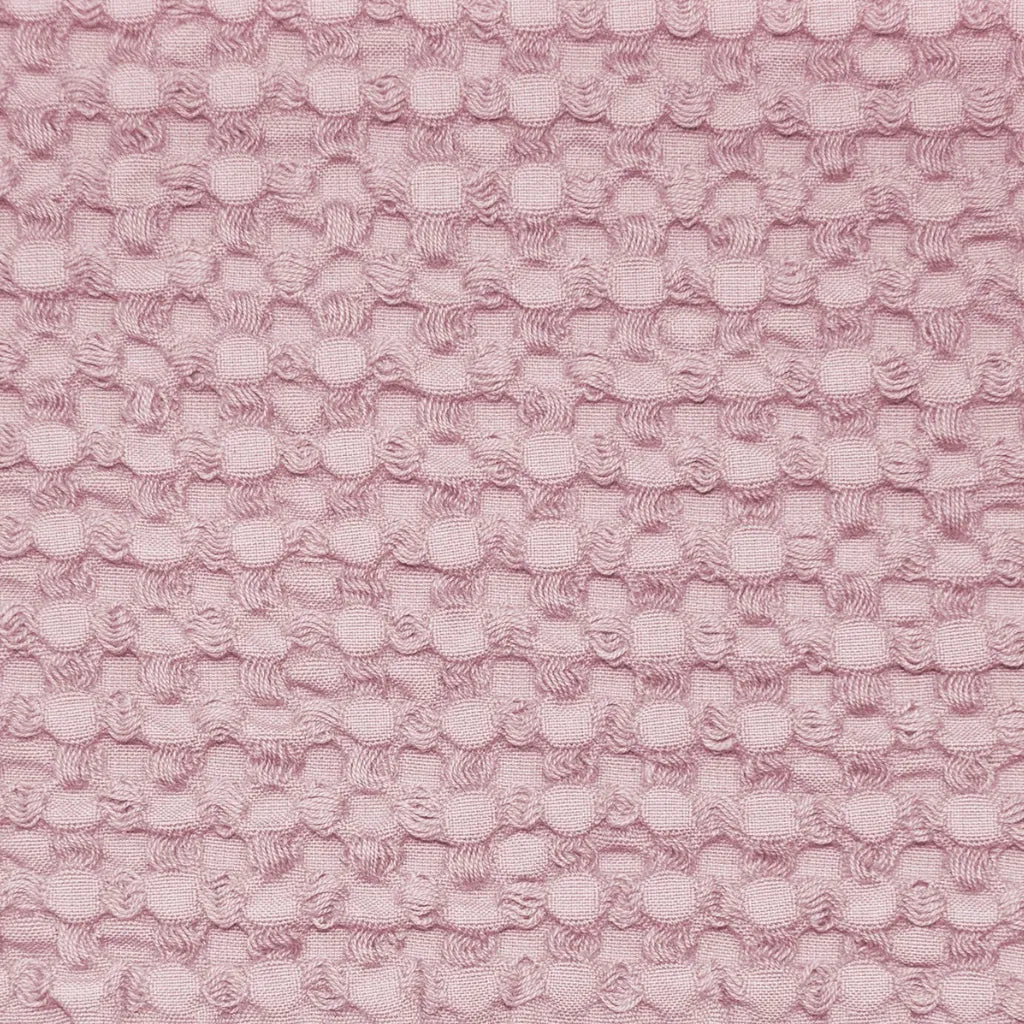 Copriletto lisbona in cotone a nido d'ape colore rosa
