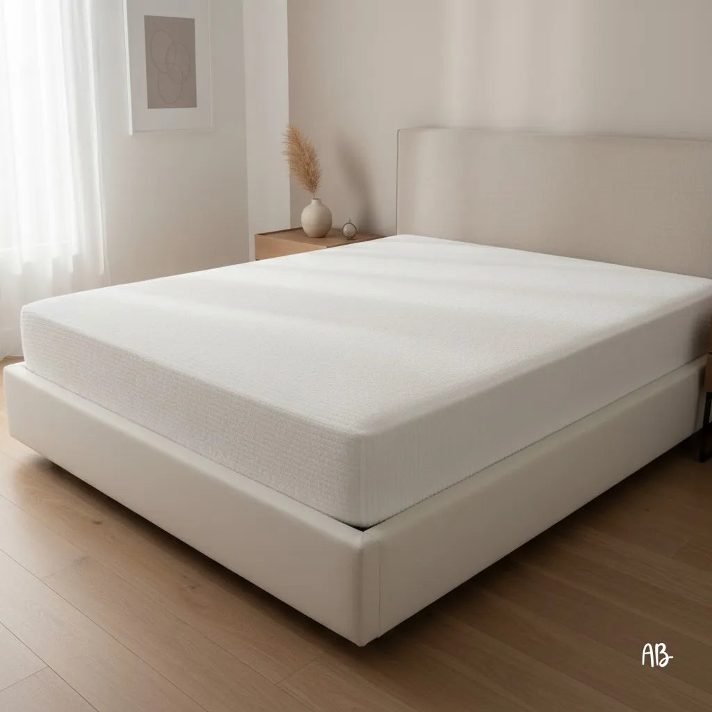 Coprimaterasso in spugna cotone matrimoniale 180x200 con elastico traspirante e assorbente