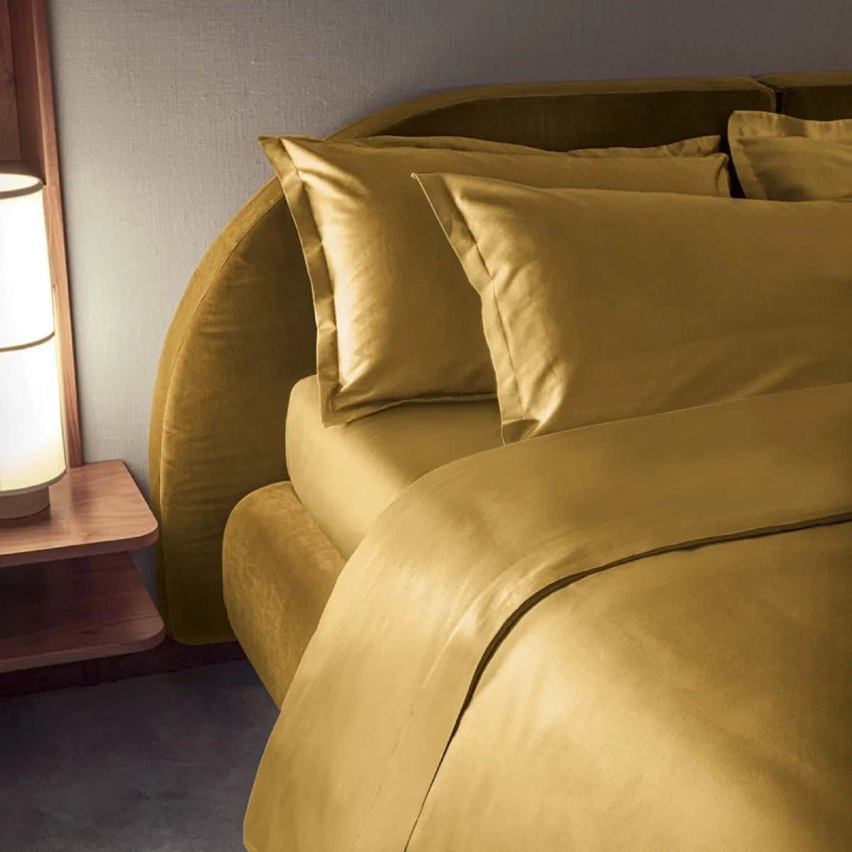 Sacco copripiumino in raso 300TC Trecento - Tinta Unita