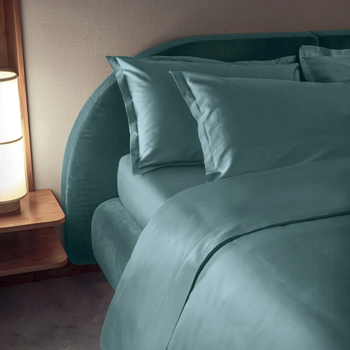 Sacco copripiumino in raso 300TC Trecento - Tinta Unita