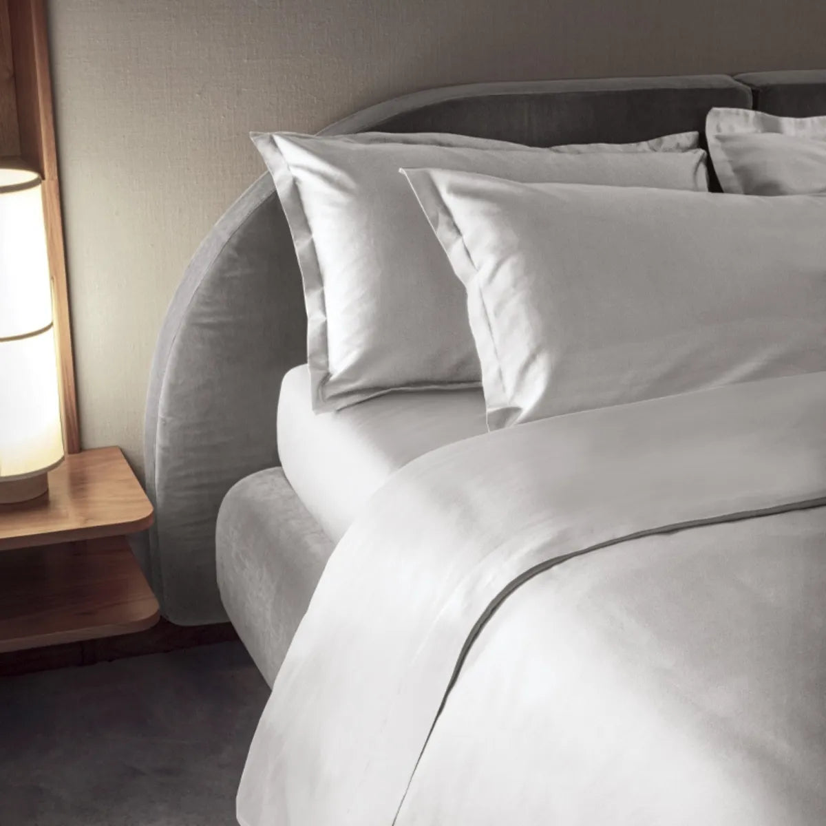 Sacco copripiumino in raso 300TC Trecento - Tinta Unita