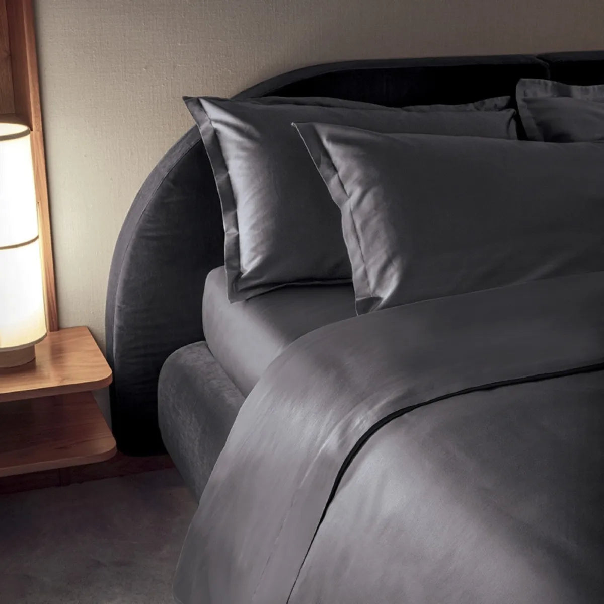 Sacco copripiumino in raso 300TC Trecento - Tinta Unita