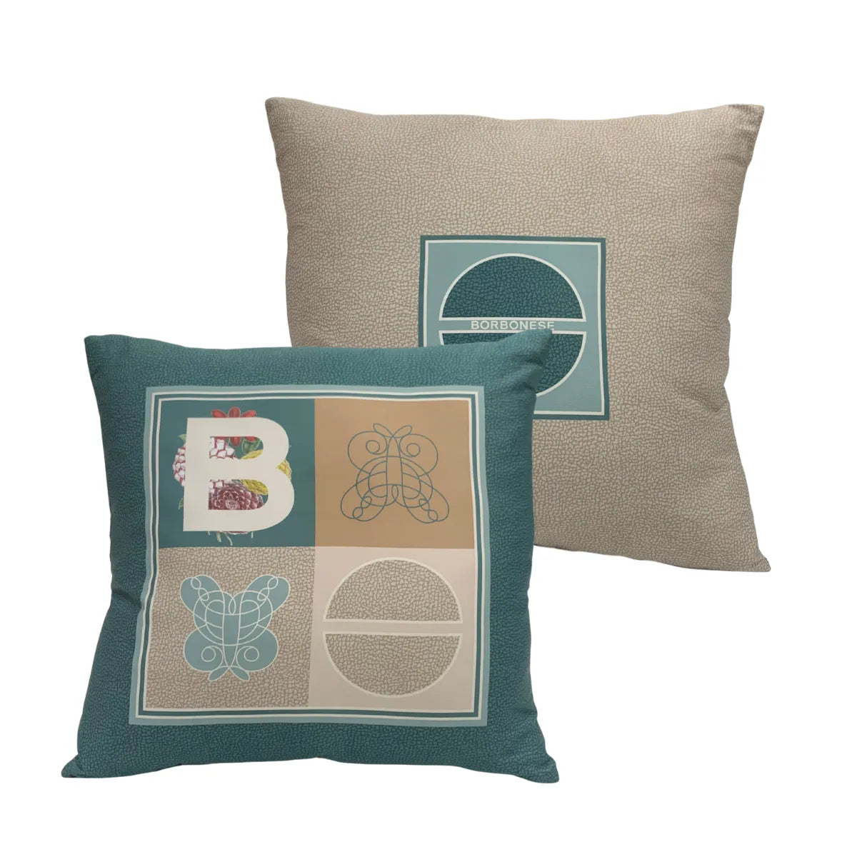 Cuscino arredo in raso Borbonese Color Block