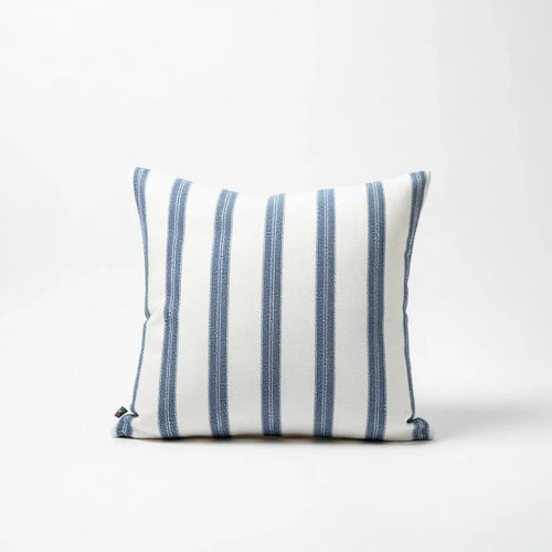Cuscino quadrato a righe  Bianco
