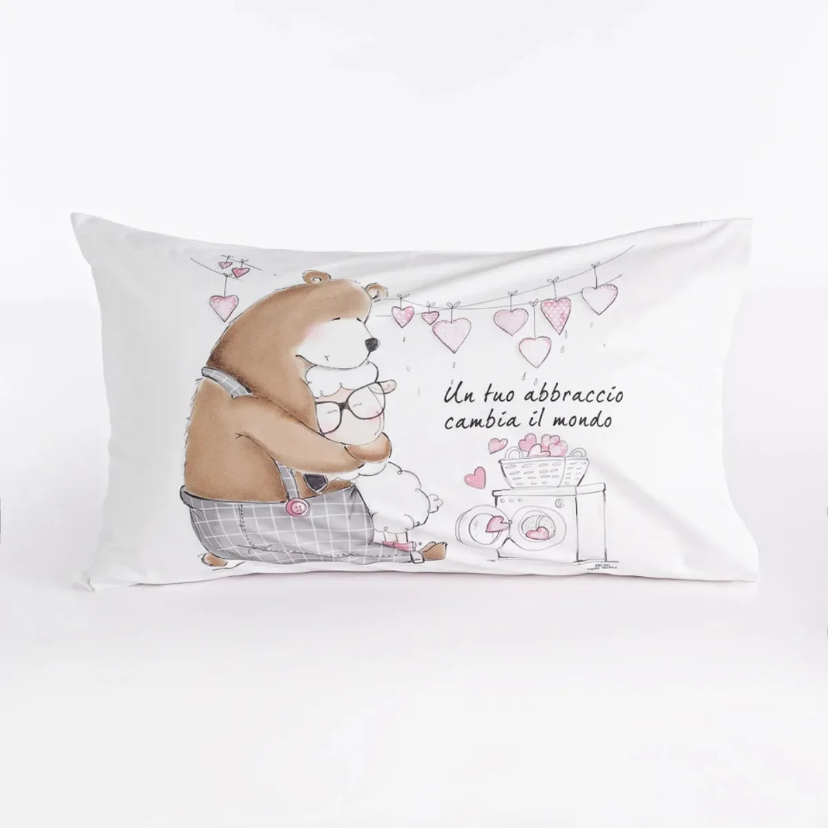 Fantafedera con disegno Happy People in cotone