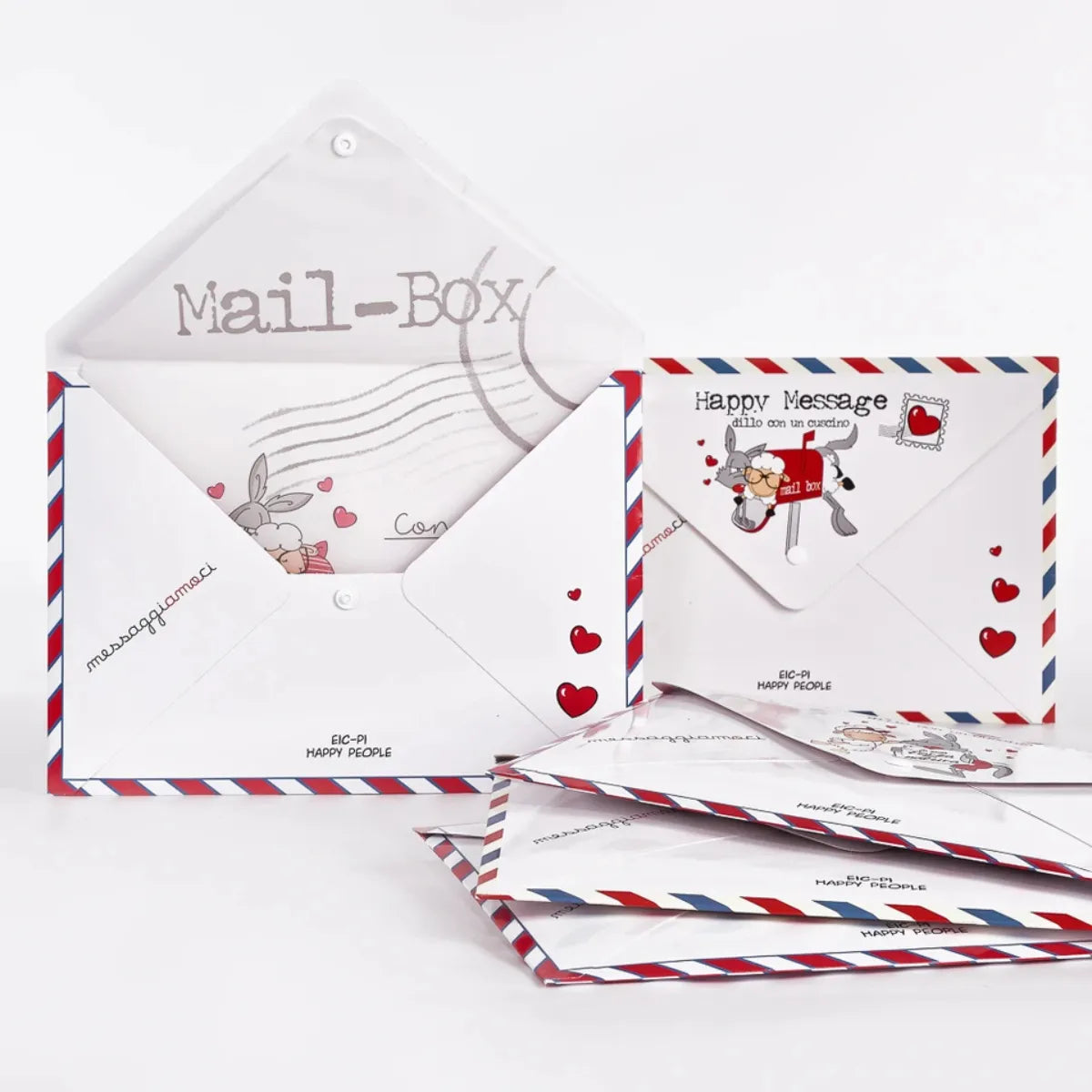 Fantafedera con disegno Happy People in cotone