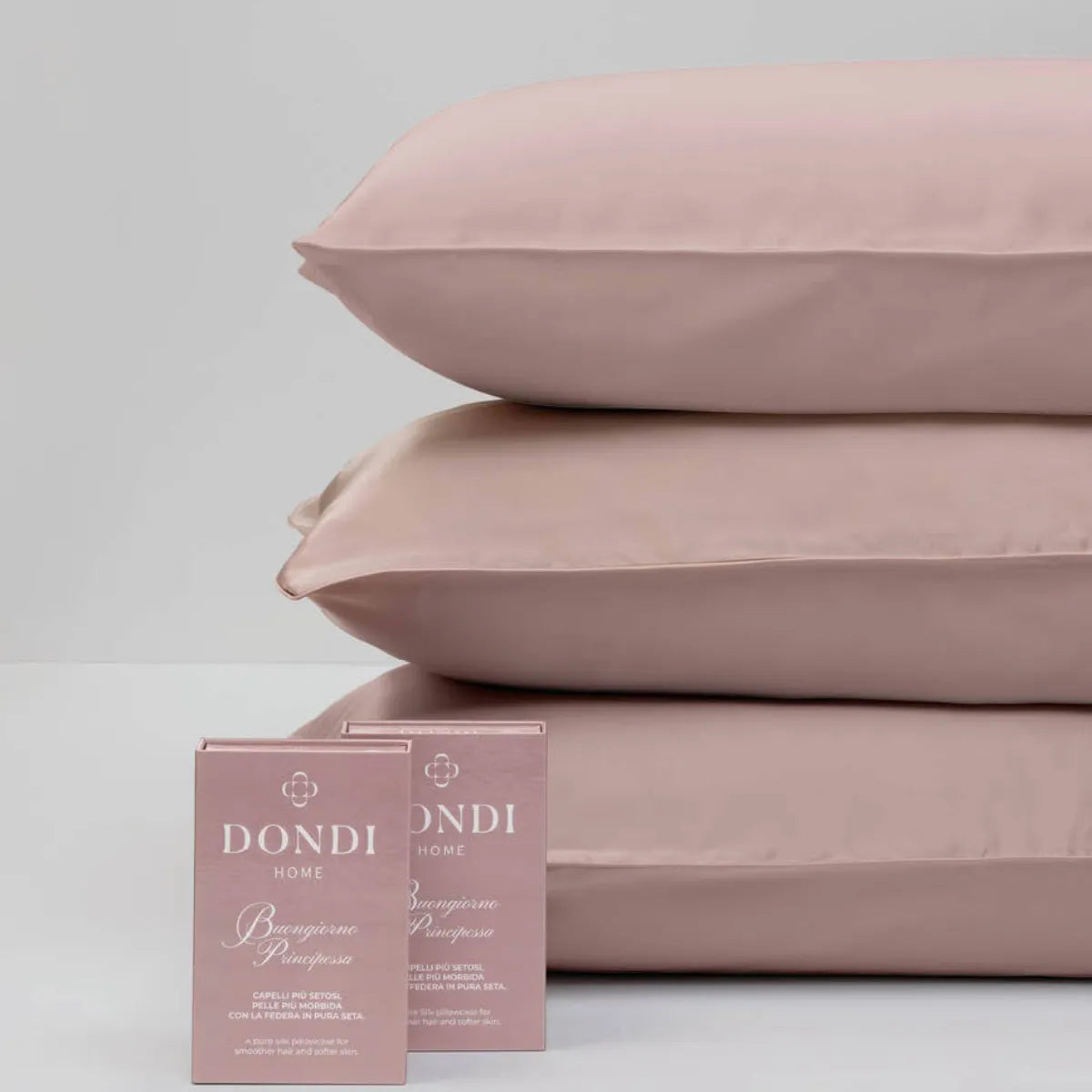 Federa in pura Seta Dondi Principessa - Tinta Unita rosa