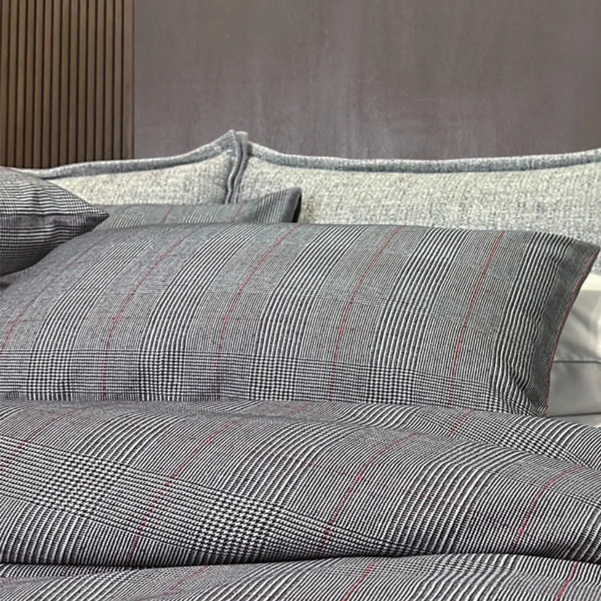 Completo lenzuola a righe in raso Dondi Prince