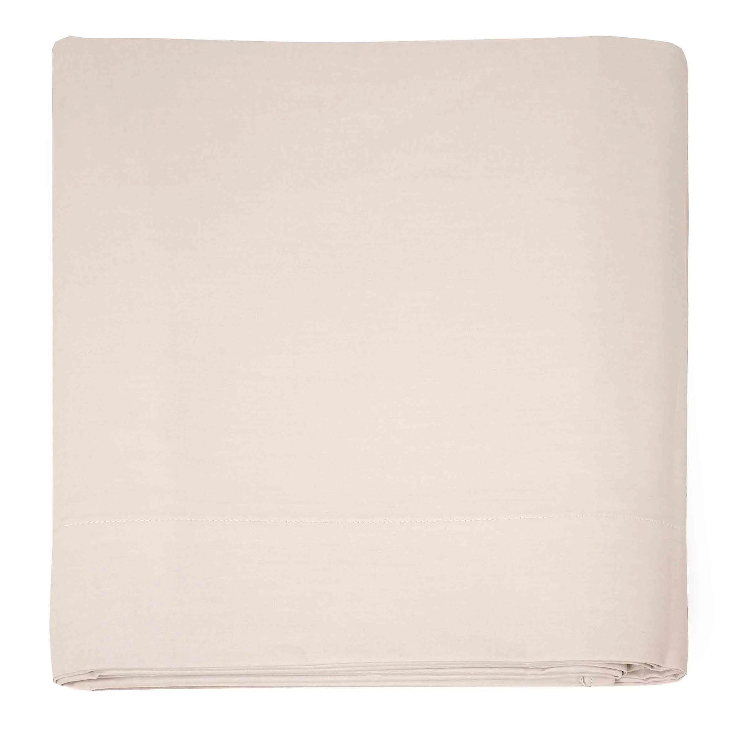 Lenzuola per sopra in percalle 200 TC Prestige Singolo colore Azalea