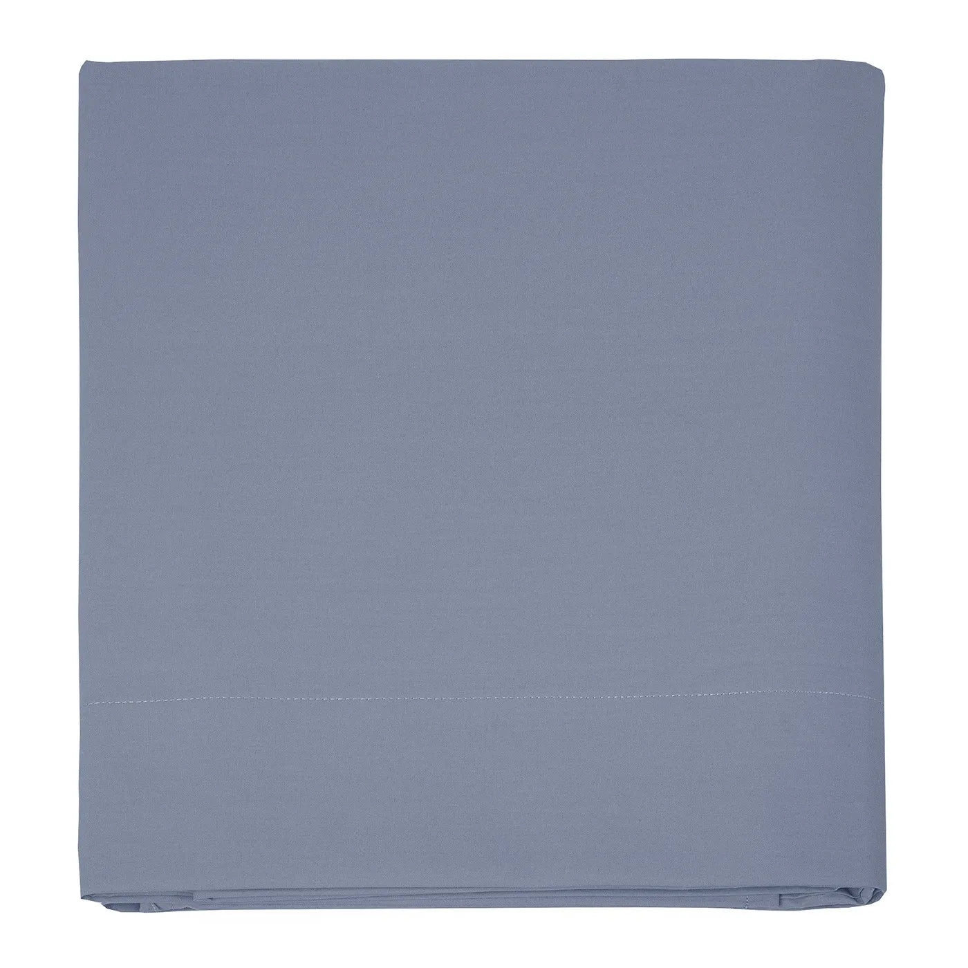 Lenzuola per sopra in percalle 200 TC Prestige Singolo colore Azzurro