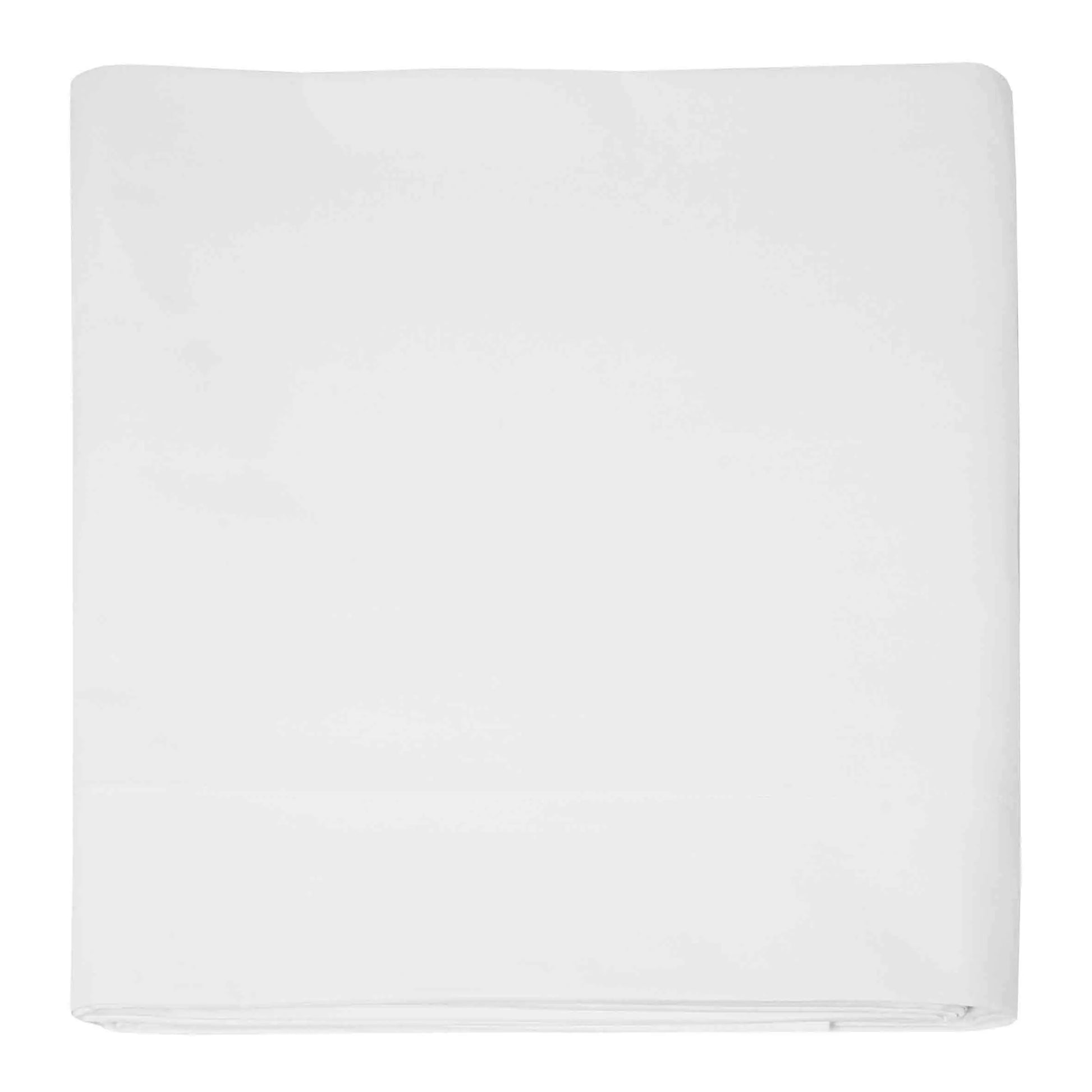 Lenzuola per sopra in percalle 200 TC Prestige Singolo colore Bianco