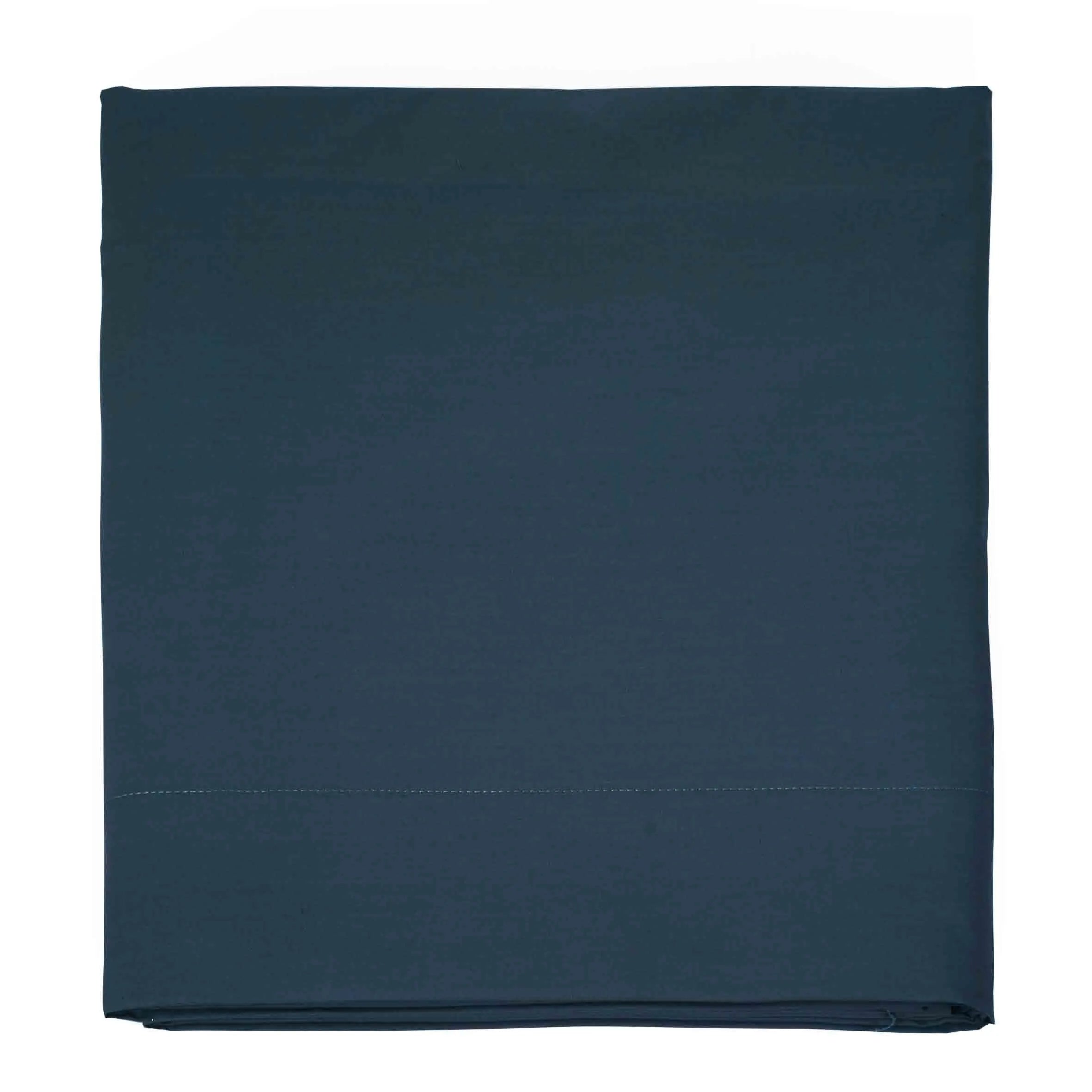 Lenzuola per sopra in percalle 200 TC Prestige Singolo colore Blu