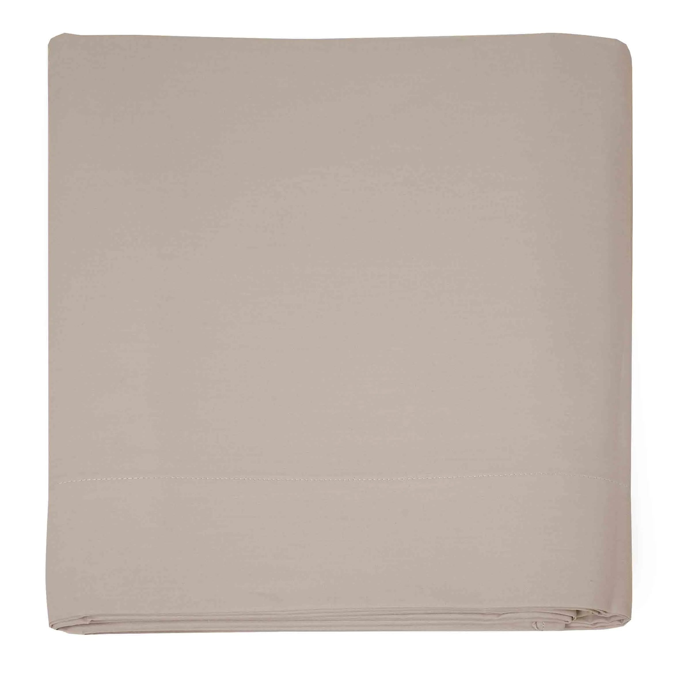 Lenzuola per sopra in percalle 200 TC Prestige Singolo colore Corda