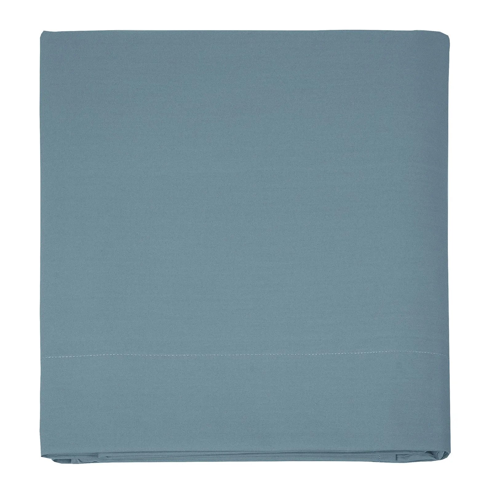 Lenzuola per sopra in percalle 200 TC Prestige Singolo colore Delfino