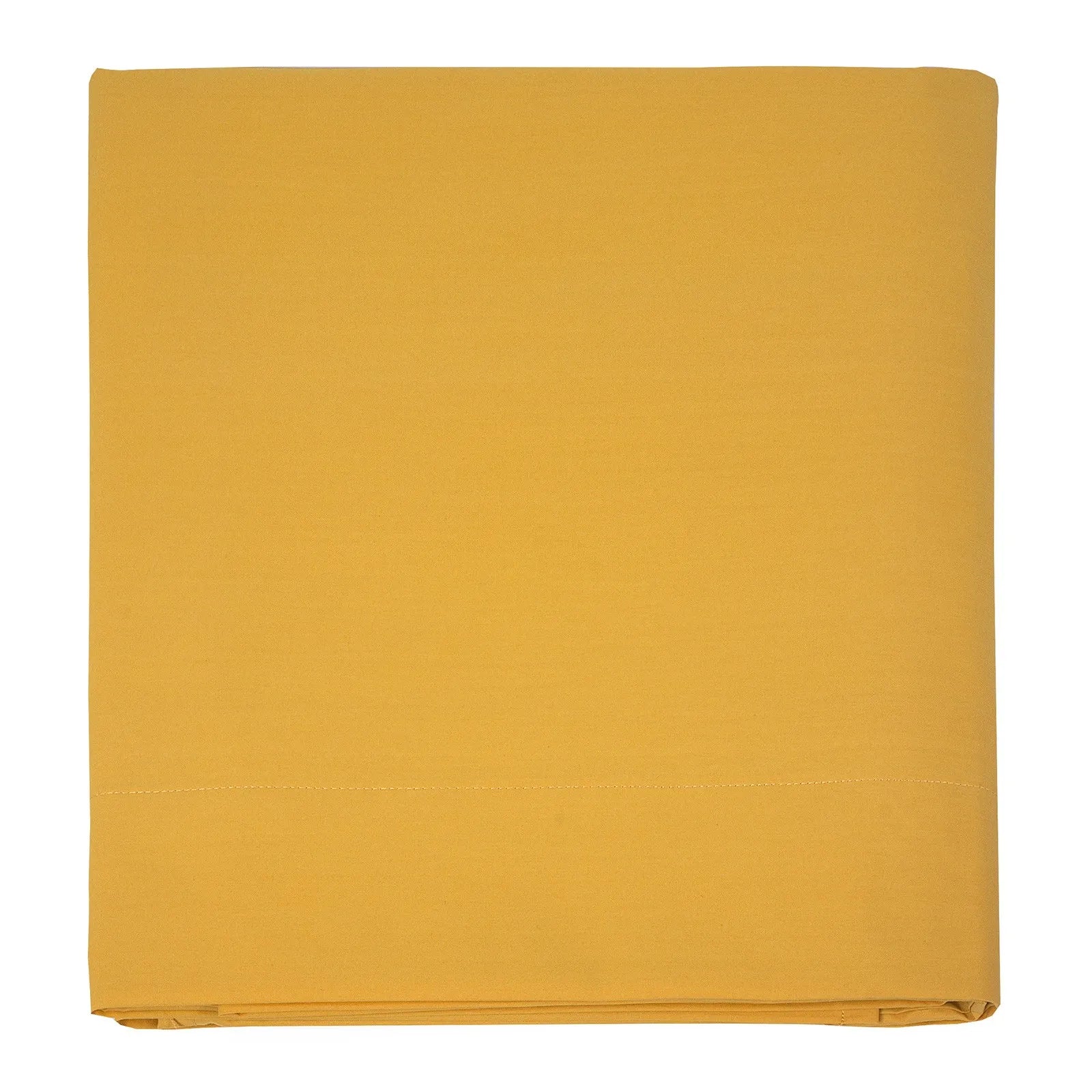 Lenzuola per sopra in percalle 200 TC Prestige Singolo colore Giallo