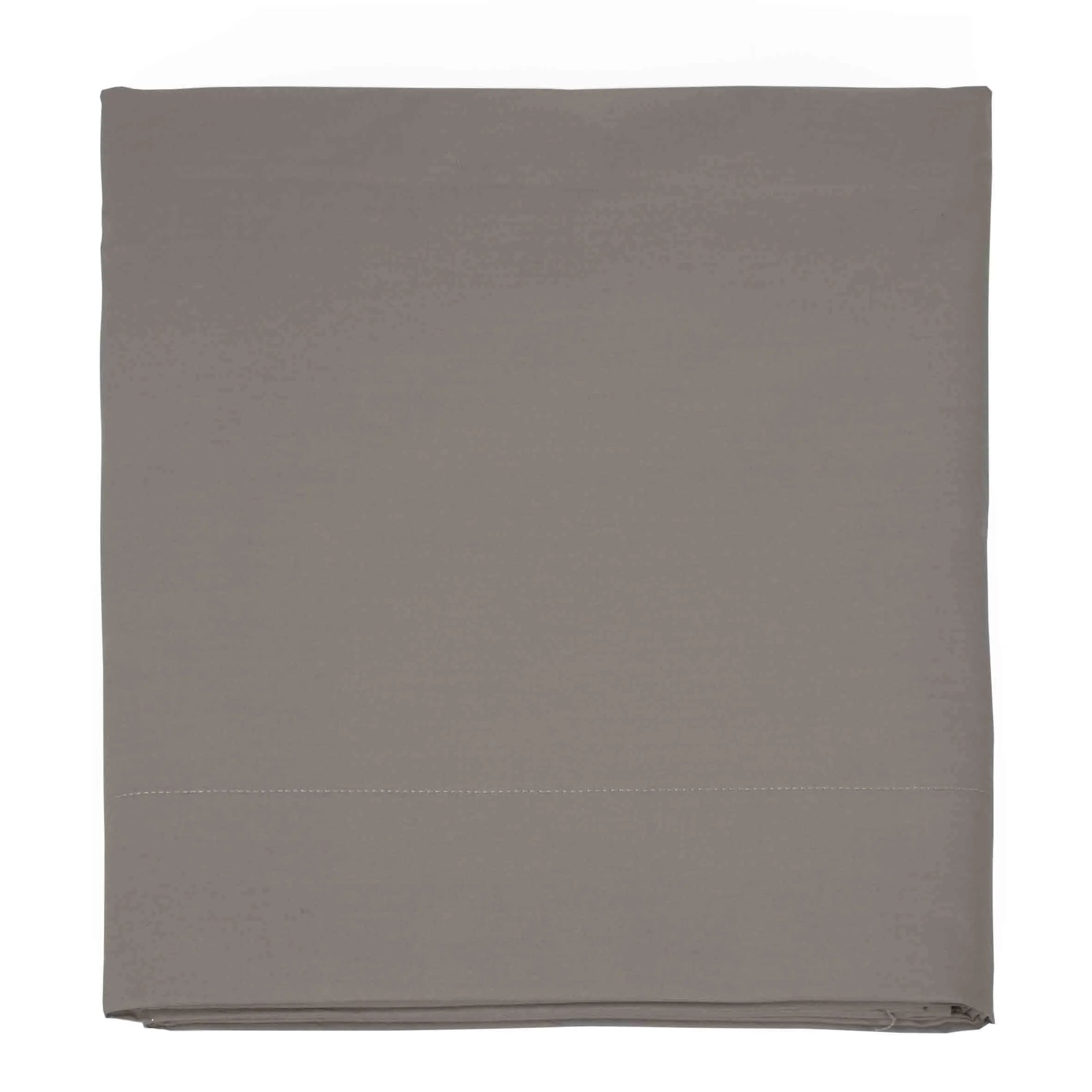 Lenzuola per sopra in percalle 200 TC Prestige Singolo colore Grigio
