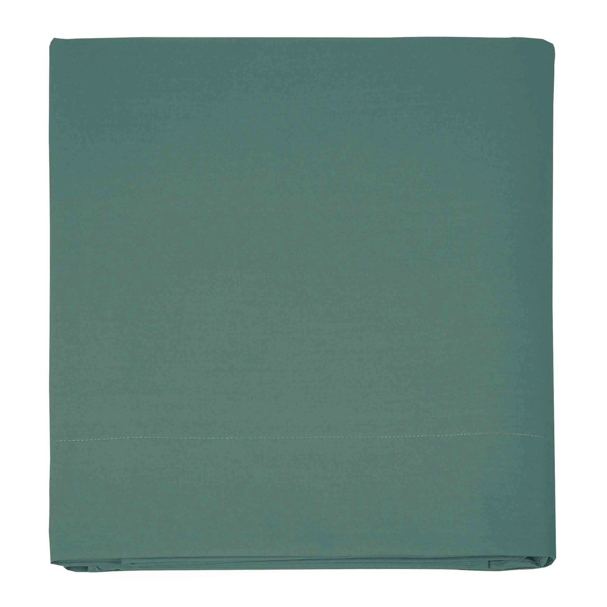 Lenzuola per sopra in percalle 200 TC Prestige Singolo colore Oliva