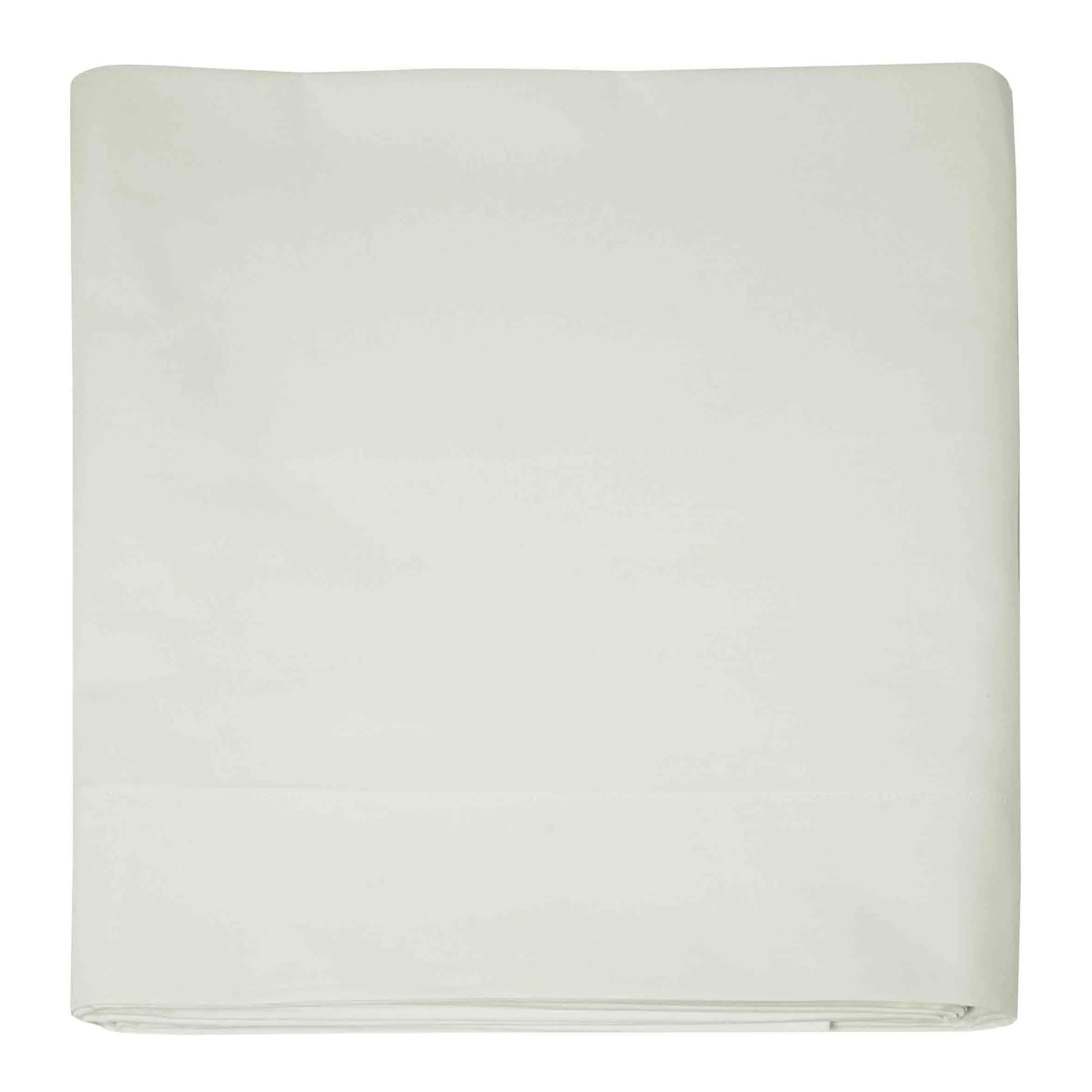 Lenzuola per sopra in percalle 200 TC Prestige Singolo colore  Panna