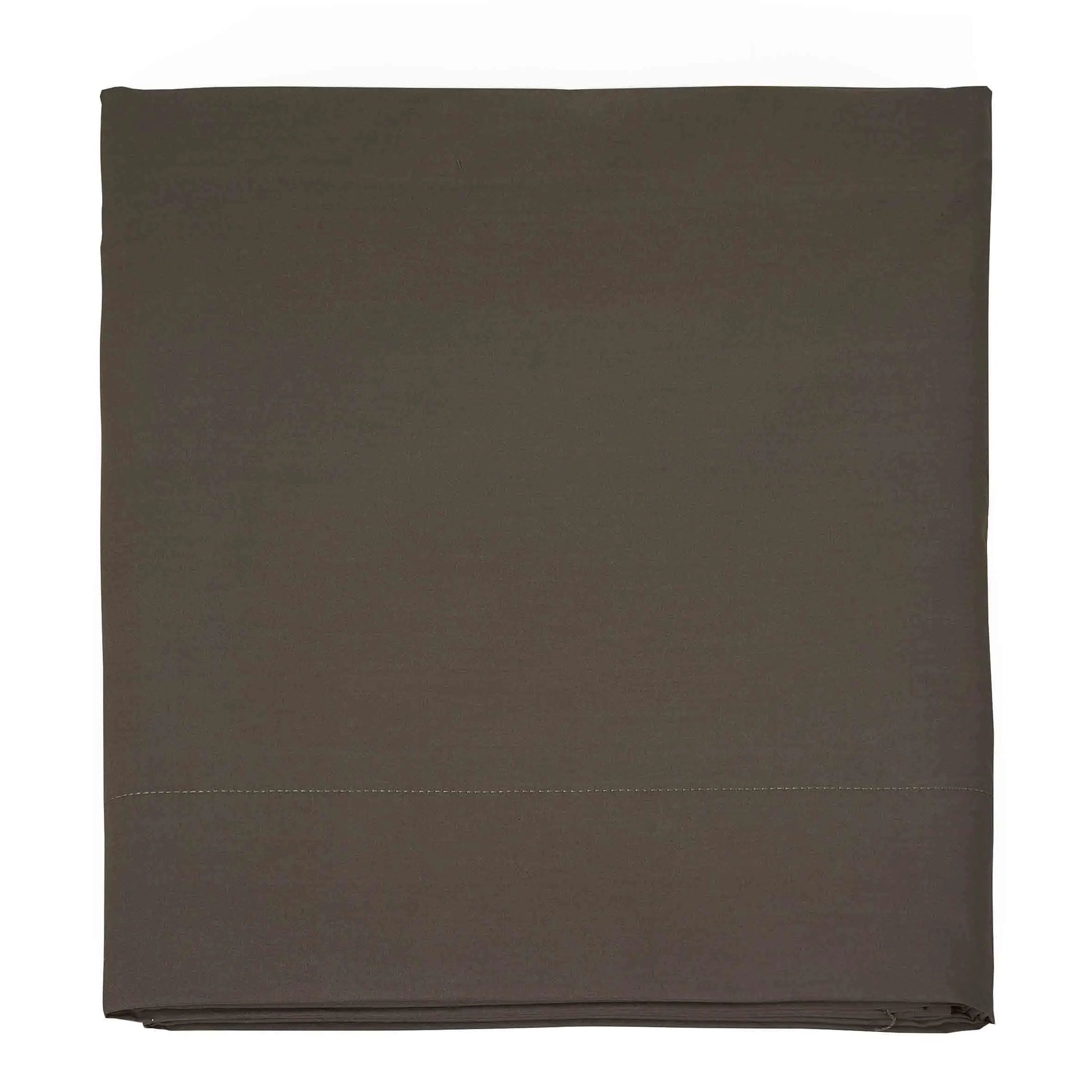 Lenzuola per sopra in percalle 200 TC Prestige Singolo colore Visone