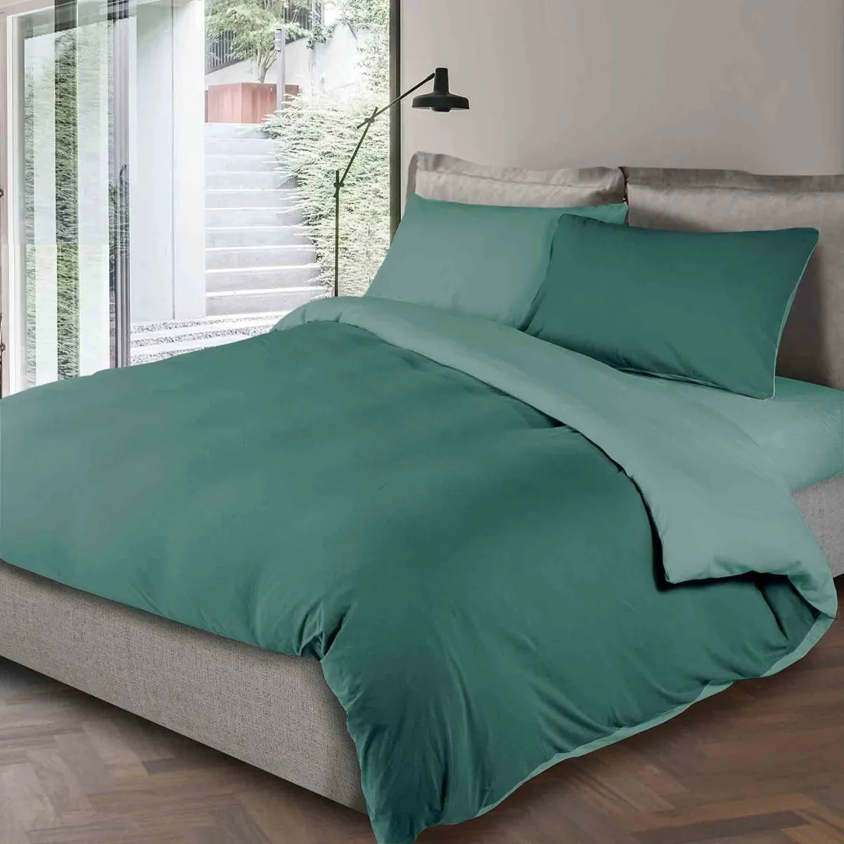 Completo copripiumino in Jersey Cavalieri Logan