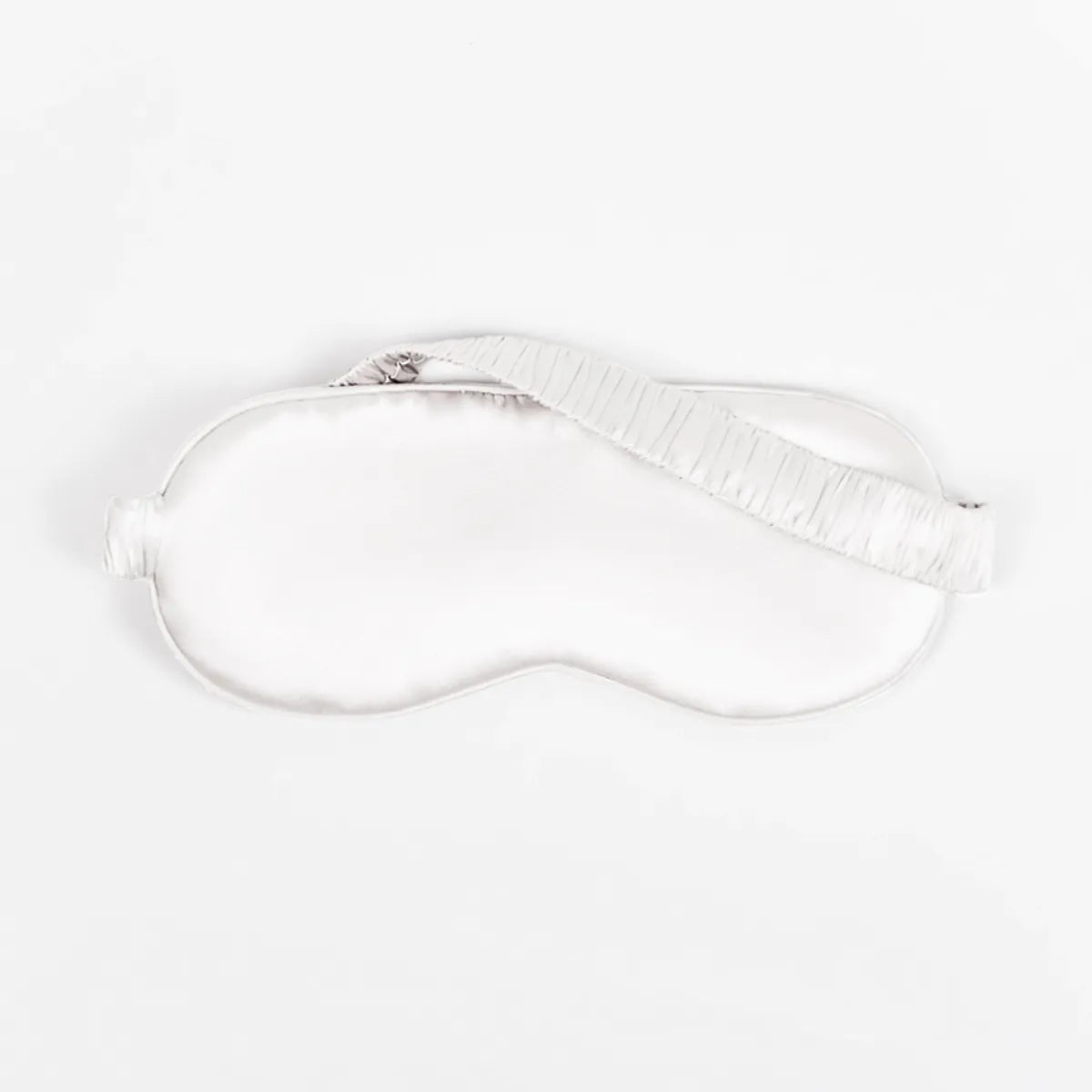 Mascherina in pura seta Dondi Principessa - Tinta Unita neve