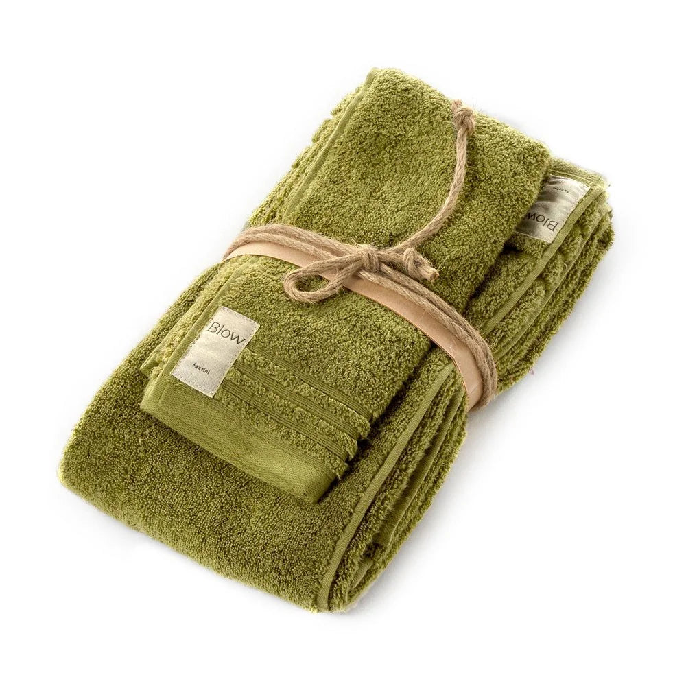 Coppia asciugamani bagno 1+1 Fazzini Coccola