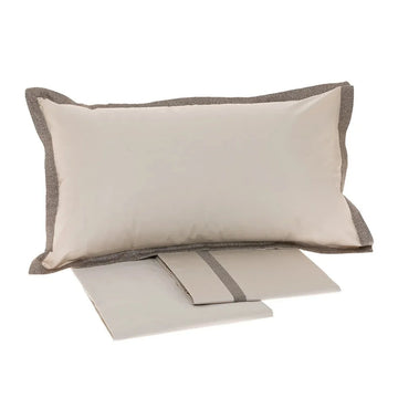 Completo lenzuola in raso Borbonese Minimal