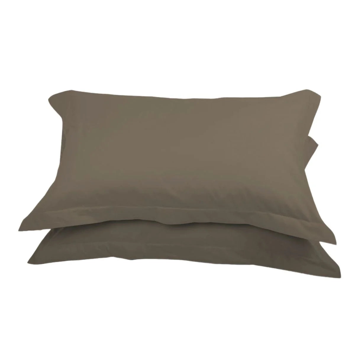 Coppia di federe in cotone Lara - Tinta Unita