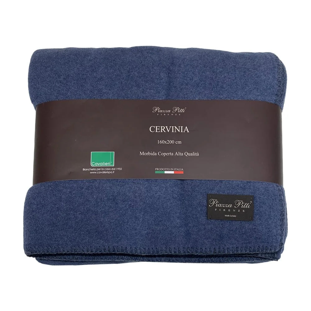 Plaid in pile Cervinia Cavalieri - Tinta unita