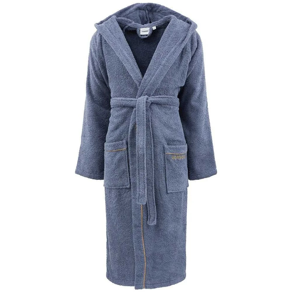 Accappatoio con cappuccio unisex in spugna idrofila Borbonese Fine Op