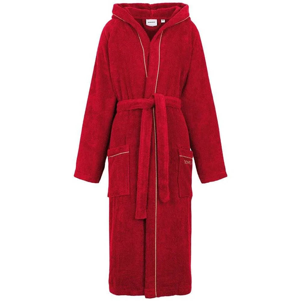 Accappatoio con cappuccio unisex in spugna idrofila Borbonese Fine Op