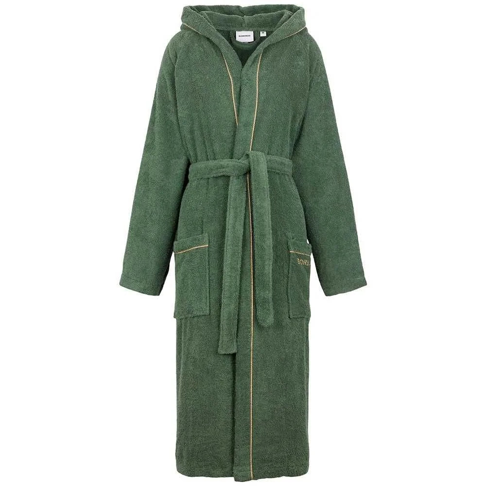 Accappatoio con cappuccio unisex in spugna idrofila Borbonese Fine Op