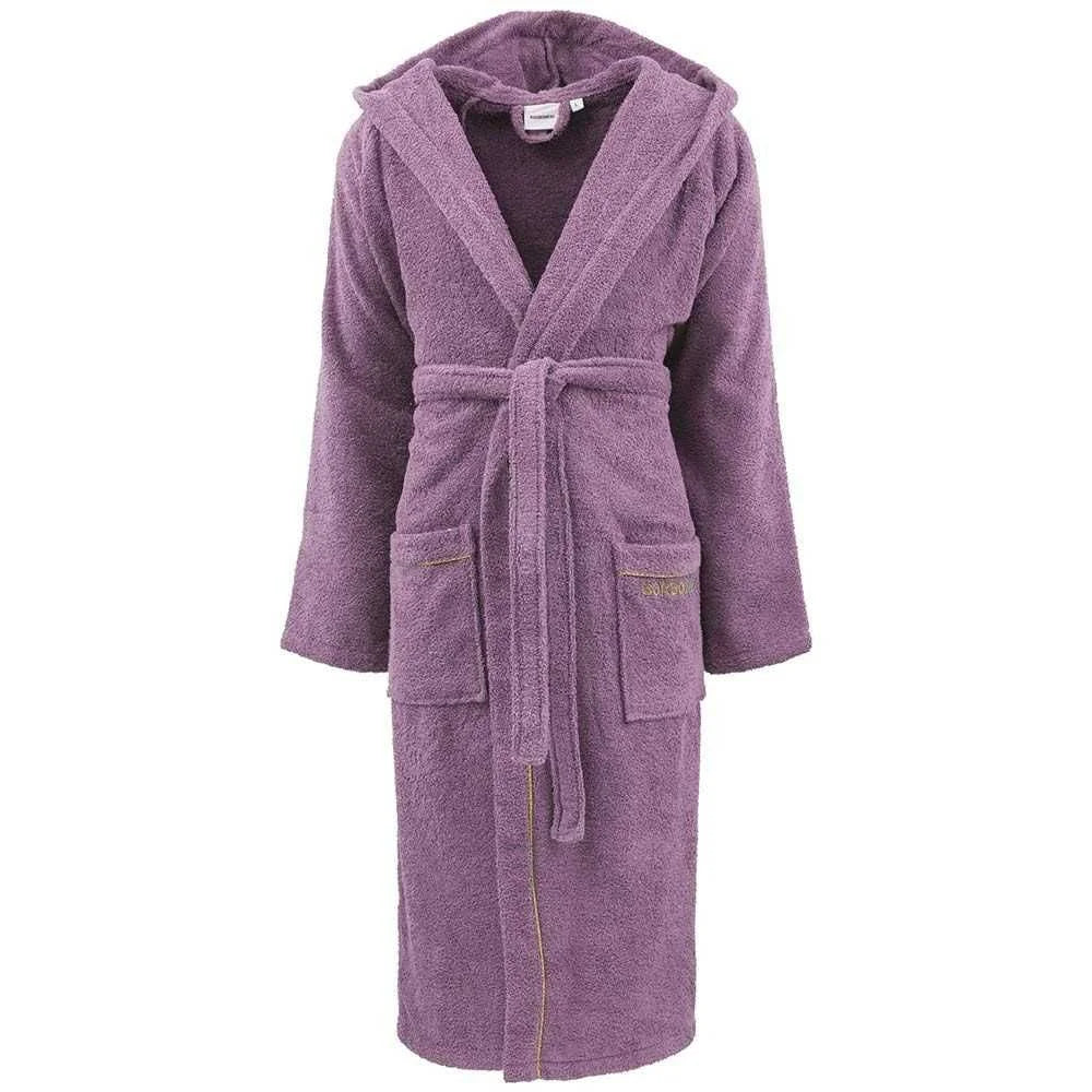 Accappatoio con cappuccio unisex in spugna idrofila Borbonese Fine Op