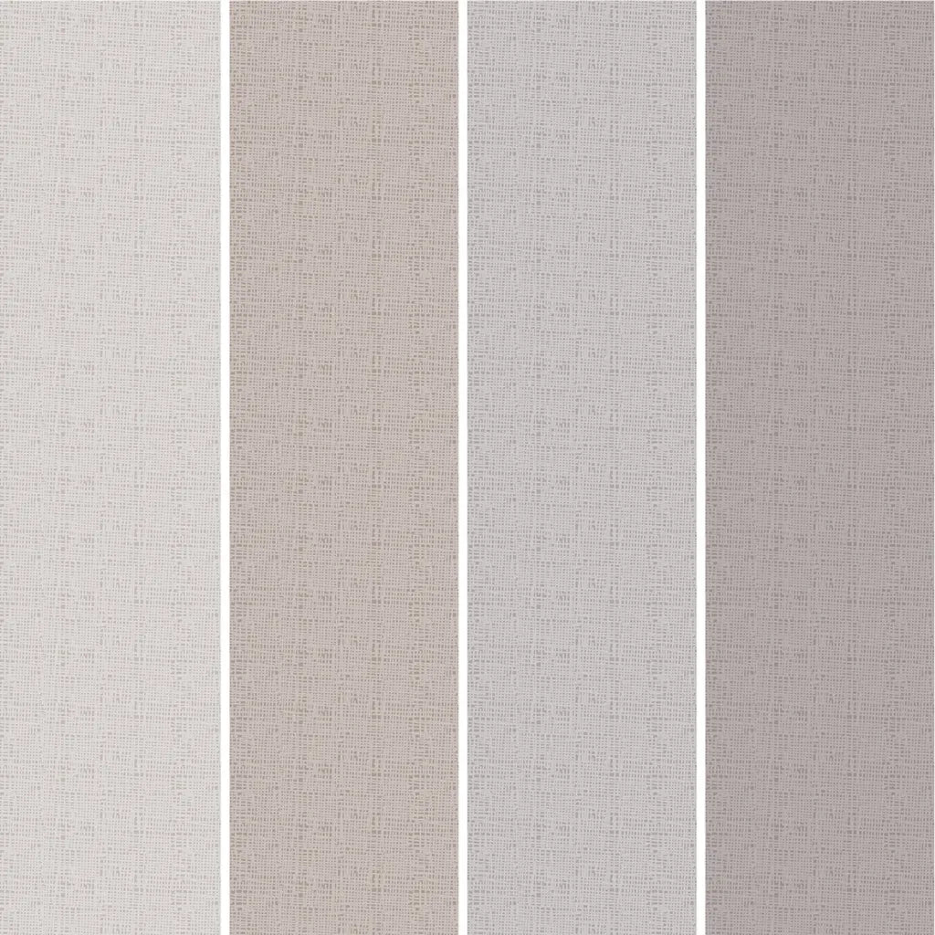 Parure copripiumino a righe in cotone Matrimoniale colore Roccia